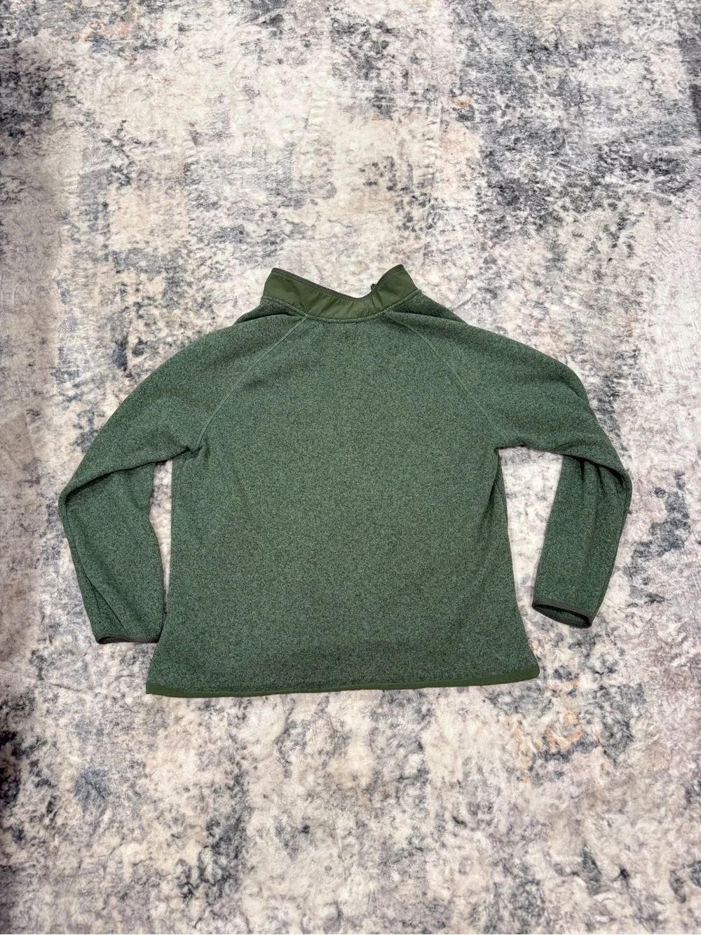 The North Face Men's Heather Green Gordon Lyons Quarter-Zip Fleece Pullover - 2X